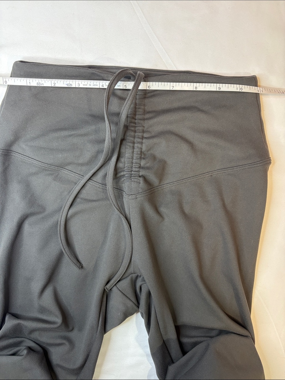 Center Front Ruched Drawstring High or Low Waist Cinched Snatched Waistline XS - Picture 6 of 8